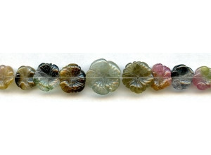 Tourmaline 8-17mm Flower