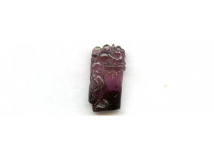 Tourmaline 30x16 Carved Pendant