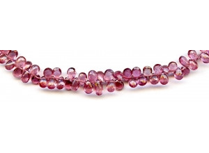 Pink Tourmaline 4-7x Pear Briolette