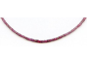 Pink Tourmaline 3mm Faceted Rondell