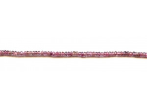 Pink Tourmaline 3-3.5mm Faceted Rondell