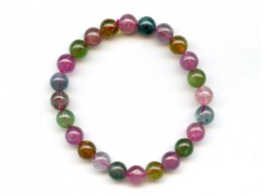 Tourmaline 7.5mm Round Bracelet