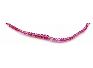 Pink Tourmaline 2-5mm Faceted Rondell