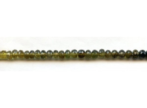 Green Tourmaline 6mm Faceted Rondell