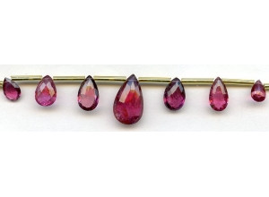 Tourmaline 8-18x Flat Pear Briolette