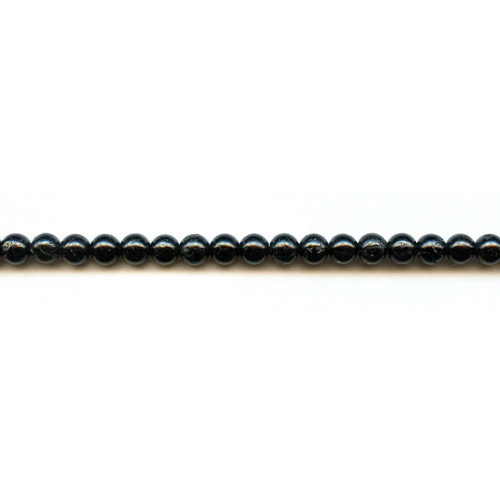 111-1970 Black Tourmaline <br>6mm Round