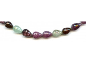 Tourmaline 8x Faceted Teardrop