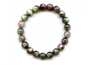 Cat's Eye Tourmaline 9mm Round Bracelet