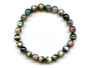 Cat's Eye Tourmaline 8mm Round Bracelet