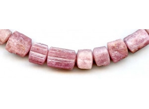 Pink Tourmaline 9-12x Rough Tube