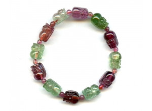 Tourmaline 8-9x Pixiu Bracelet