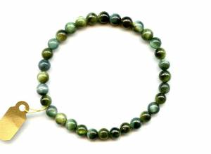 Cat's Eye Tourmaline 6mm Round Bracelet