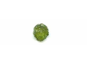 Tourmaline 20mm Carved Pendant