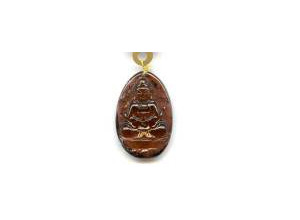 Tourmaline 29x19 Carved Pendant