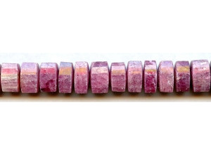 Pink Tourmaline 13-15x Faceted Tri-Tube