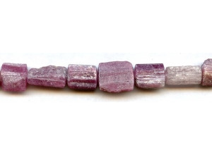 Pink Tourmaline 10-15x Rough Tube