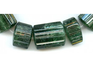 Green Tourmaline 22-25x Rough Tube