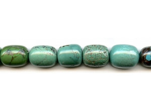 Chinese Turquoise 12-16x Barrel Oval