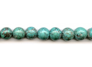 Chinese Turquoise 13-14mm Round