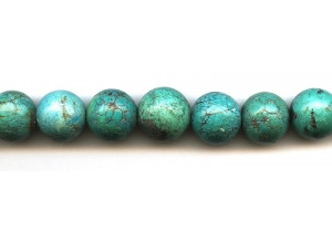 Chinese Turquoise 15-16mm Round