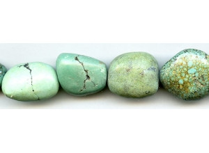 Chinese Turquoise 16-24x Tumbled Nugget