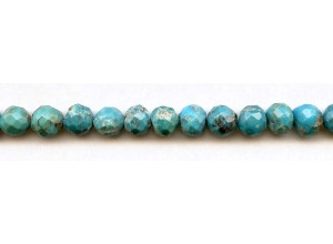 Chinese Turquoise 9-10mm Faceted Round