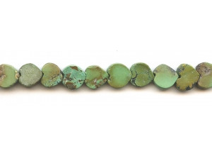 Chinese Turquoise 10-13x Heart