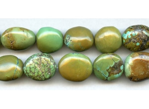 Chinese Turquoise 16-19x Pebble Nugget