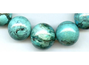 Chinese Turquoise 23-30mm Round