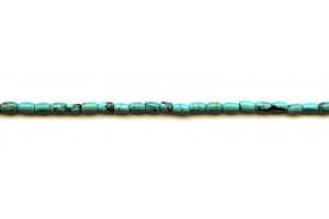 Chinese Turquoise 3x5 Tube