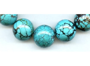 Chinese Turquoise 22-25mm Round