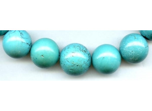 Chinese Turquoise 20-22mm Round