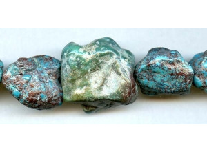 Chinese Turquoise 16-36x Tumbled Nugget