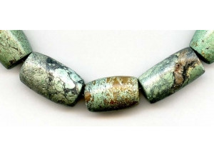 Chinese Turquoise 15-17x Barrel Oval