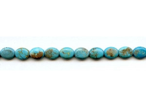 Chinese Turquoise 8x10 Flat Oval