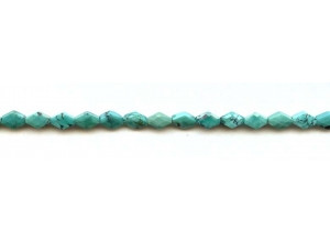 Chinese Turquoise 5x Faceted Diamond