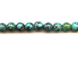 Chinese Turquoise 11-12mm Round