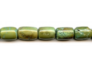 Chinese Turquoise 13-14x Barrel Oval