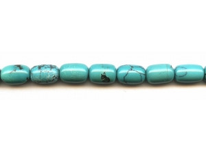 Chinese Turquoise 9-10x Barrel Oval