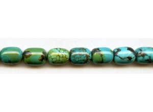 Chinese Turquoise 11-12x Barrel Oval