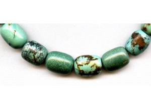 Chinese Turquoise 12-14x Barrel Oval