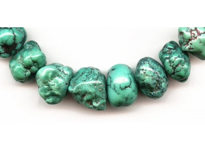 Chinese Turquoise 10-22x Nugget