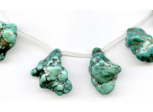 Chinese Turquoise 22-30x Nugget Drop