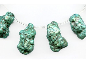 Chinese Turquoise 24-43x Nugget Drop