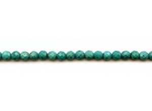 Chinese Turquoise 6mm Faceted Round