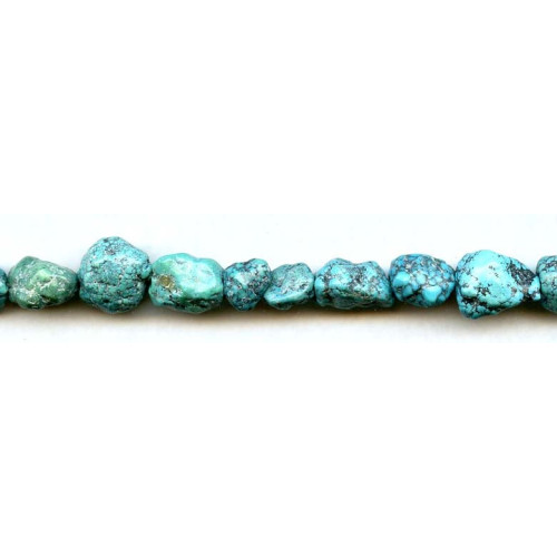 112-2650 Chinese Turquoise <br>8-14x Rough Nugget