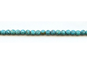 Chinese Turquoise 5mm Faceted Round