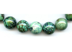 Chinese Turquoise 15-17mm Round