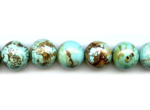 Chinese Turquoise 17-18mm Round