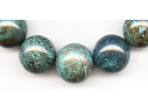 Chinese Turquoise 22-27mm Round